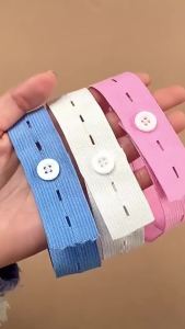 CeeJay ยางยืดมีรู ปรับขนาดเอว 10 ชิ้น/เซต ยาว 25 cm ที่เก็บเสื้อผ้า สายรัด เชือกเก็บผ้านวม จัดระเบียบ Storage rope