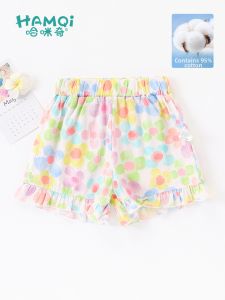 Hamqi | Colorful Cartoon Dots Summer Girls Cotton Shorts