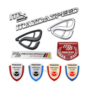 Mazda Ms Modified Car Sticker Atenza 6 Horse 8 CX4 Rotor Engine Logo Metal Tailer Label Bumper Stickers