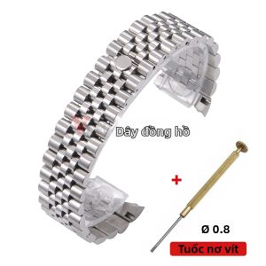 Dây Đeo Đồng Hồ Rolex Sub GMT Yacht Daytona 13mm/17mm/20mm/21mm Dây Đeo Bằng Thép Không Gỉ Thay Thế Phụ Kiện Dây Đồng Hồ Sang Trọng