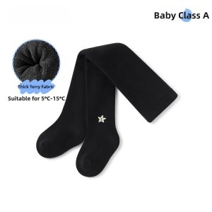 Thermal Thick Terry Footed Tights