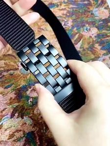 Thắt lưng nam Dây nịt nam. Dây lưng vải dù canvas . Đầu khóa kẻ vuông