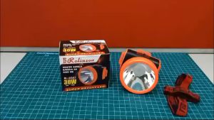 Senter Kepala Baterai AA x 3pcs 30w Rolinson RL 2041 Cahaya Putih Super Terang