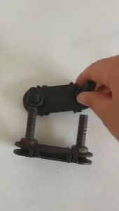 Isi 5 Besi Kuku Macan Fastener Rubber Sheet Clips Conveyor Repair Belt Fastener
