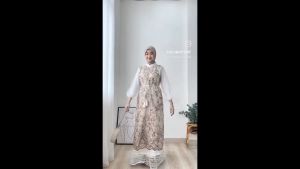 Gamis Lebaran Viral Jumbo Flower Maxy Brukat Malika Mix Tile M L XL XXL 3XL Dress Bunga Korean Style Remaja Kekinian Baju Muslim Untuk Kondangan Motif Terbaru