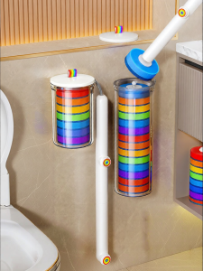 Joybos | Wall Mounted No-Blind Spot Disposable Toilet Brush Home Use