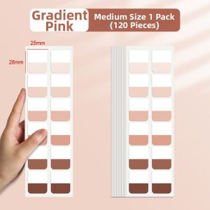 Aesthetic Gradation Color Translucent Sticky Notes