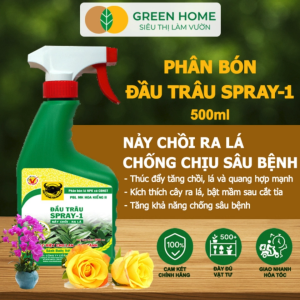 Phân Bón Lá Đầu Trâu Spray-1 Greenhome Bình Điền Chai 500ml Nảy Chồi Ra Lá Chuyên Lan Và Hoa Kiểng