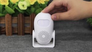 Kerui | KERUI PIR Motion Detector with Alarm and Sound 100dB Motion Sensor LED Infrared Welcome Alarm Detector Wireless Burglar Alarm