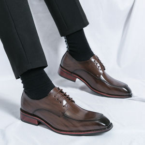 NUDANLAI | Mens Business Formal Oxford Dress Derby Shoe