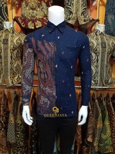 Kemeja batik slimfit terbaru termurah kemeja batik kekinian