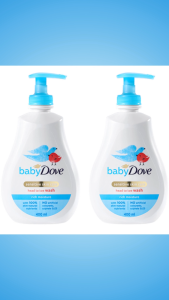 Baby Dove Baby Body Wash Rich Moisture 400ml 2 Pack