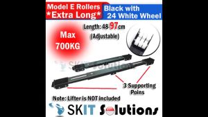 【SKIT SG】EXTRA LONG Fridge Washing Machine Dryer Dolly Roller Slider Furniture Moving Base Refrigerator Movable Bracket Stand Trolley Tool Mount★3 Supporting Point★Adjustable Length 50cm to 92cm★Up to 1000Kg★Multi-Function Fridge Base Wheel★