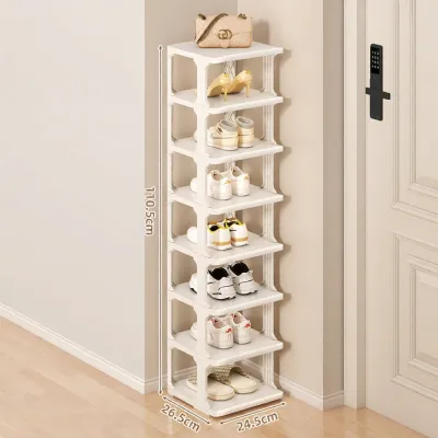 ZHUANJIAO | Compact Narrow Door Shoe Rack Multi-layer Home Entry