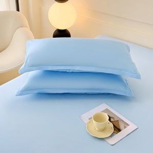 JIFANPAUL | Simple Solid Color Washed Cotton Pillowcase Set 48cmx74cm