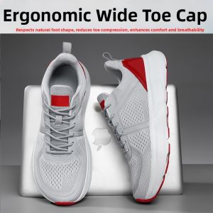 SHIYAN | Wide Fit Anti-Pressure For Bunion Men Running Shoes