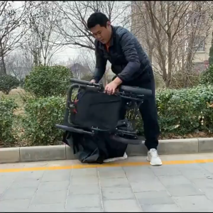 KANBEIO Wheelchair bag | Wheelchair storage bag | Folding wheelchair bag | More convenient to carry suitable for outdoor travel portable wheelchair