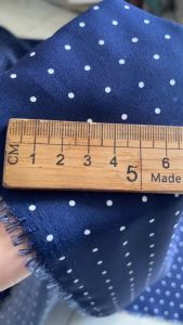 Vải Voan Lụa Chấm Bi Nhí - Chất Mỏng Vừa Rũ Không Giãn Khổ 1m48 - Áo Kiểu Đầm Váy Đồ Bộ