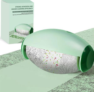 Washable adhesive roller pet hair remover reusable adhesive hair removal roller portable household travel adhesive hair roller used for clothes dust and fluff