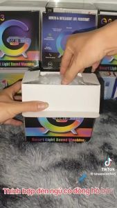 Loa Bluetooth G63 kết hợp giữa loa Bluetooth sạc không dây đèn LED RGB và đồng hồ báo thức.