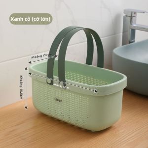 Loolecondera | Giỏ Lưu Trữ Phòng Tắm Di Động Có Khả Năng Thoát Nước