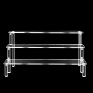 Clear Acrylic Display Stand 1/2/3/4 Layers Perfume Rack Transparent Rack Doll Toy Display