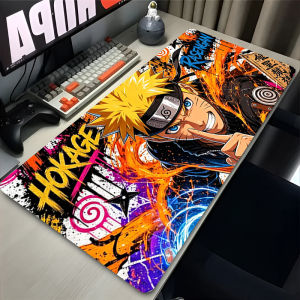 Bandai | Mouse Pad Larger Gamer Uchiha Itachi Madara N-Naruto Uzumaki Computer Keyboard Desk Mat Gaming Accessories Graffiti Art Mousepad