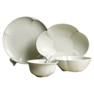 JOTO | Solid Color Matte Bowl Plate Set Tableware