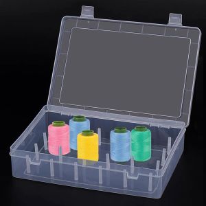 24/42 Axis Plastic Wire Box For Home Needle and Thread Storage Box Multi-Functional Special Transparent Sewing Kit Small Size Wire Box