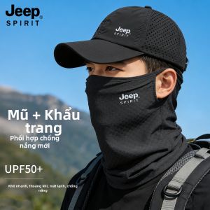 JEEP SPIRIT | Mũ Lưỡi Trai Chống Nắng và Thoáng Khí có Bảo Vệ Cổ cho Nam