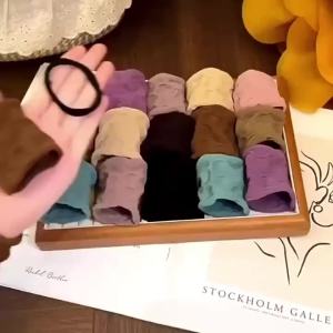 5/10/20Pcs/Set New Women Girls Colorful Nylon Elastic Hair Bands Ponytail Hold Small Hair Tie Rubber Bands Scrunchie Hair Access
