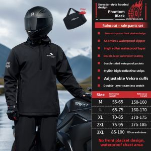 KeyRu | Adult Separate Rain Suit for Motorcycle Riding and Delivery 100% Waterproof