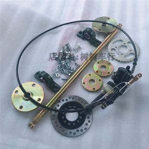 DIY Four-Wheel Motorcycle Restoration Rear Suspension Accessories Kart Bold a Rear Axle Rear Axle Bearing Flange Base 1 M