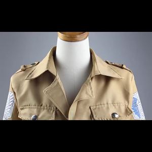 Shingeki No Kyojin Cosplay Costume Investigation Corps Cloak Uniform Recon Corps Belt Hookshot Levi Mikasa Eren Jaeger Full Set