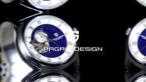 Pagani Design | PAGANI DESIGN PD-YS015 Men Skeleton Automatic Watch Japan TMI NH39A Movement Roman Numeral Dial Leather Band Sapphire Crystal