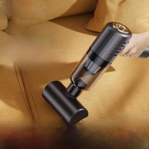 HELLOLEIBOO | Wireless Handheld Vacuum Cleaner For Sofa Use Super Strong Suction Noise Free Portable Pet Hair Snack Debris Cleaning Tool