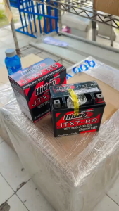 แบตเตอรี่ ยี่ห้อ HIDEO พรีเมี่ยมสำหรับ HONDA PCX125 (2009-2013) แบตใหม่ ฮอนด้า พีซีเอ็กซ์125 12V7AH/10HR กำลังไฟสูง มีมาตรฐานส่งออก พร้อมส่ง