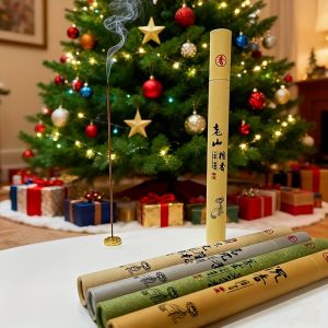 20g Incense Sticks Available in Five Scents to Choose From Containing Mugwort Sandalwood Agarwood Black Sandalwood and Thuja Can Deodorize Suitable for Indoor Use as Home Fragrance the Best Companion for Yoga Meditation and Overtime Creativ...