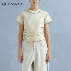 Cello Sonata | Summer Ethnic Style Beaded Necklace T-Shirt