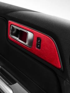 For Ford Mustang GT 2015-2023 Made of Alcantara Car Interior Door Switch Pull Handle Panel Trim Sticker Tuning Accessories