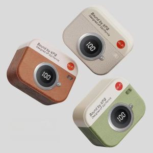 Kamera kartun tanpa wayar dengan muzik semi dalam telinga fon kepalaearbuds video 9D HiFi stereo HD memanggil untuk Android untuk iPhone muzik telefon bimbit earpieces pintar fon kepala SeaSpark