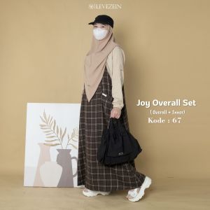 One Set Terbaru Baju Setelan Outer Inner Premium Motif Kotak Biore Set By Spassy