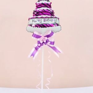 Dinoso Stik Balon Gede/Stik Balon karet /Stik Balon Besar Dan Cup/ Stik Balon Foil/Tangkai Balon PVC