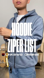 LinkaweOriginal Sletting Hoodie List Pria