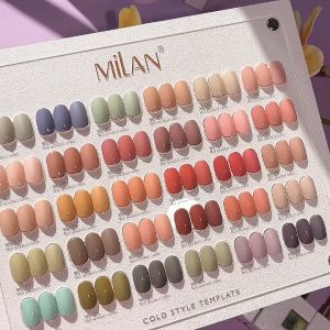 【พร้อมส่ง】 สีทาเล็บเจล （MILAN 30สี) สีเจล Moranti30สี Macaron+แถมชาทสีฟร