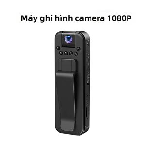Camera Mini HD 1080P Máy Ghi Video Kỹ Thuật Số Di Động Có Tầm Nhìn Ban Đêm Máy Quay Giám Sát Nhỏ Hồng Ngoại Dành Cho Cảnh Sát BodyCam