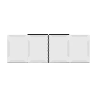 Flatsons FB-02 Music Clip Score Holder A4 Size Paper Sheet Document File Organizer Folder 20 Pockets for Guitar Piano Violin