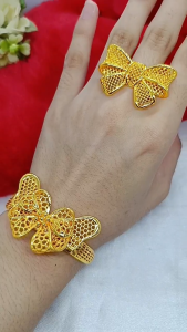 Gelang Tangan Dewasa Fashion Perhiasan Lapis Emas 24k Xuping Hadiah Untuk Wanita Anti Karat Tidak Mudah Luntur Bangle Bracelets
