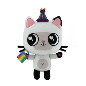 Bandai | 22-25CM Gabbys Doll House Mermaid Cat Anime Plush Early Education Cartoons Soft Plush Doll Birthday Gifts