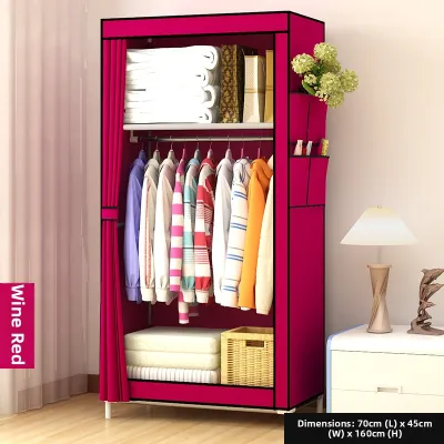 Sturdy Simple Fabric Wardrobe